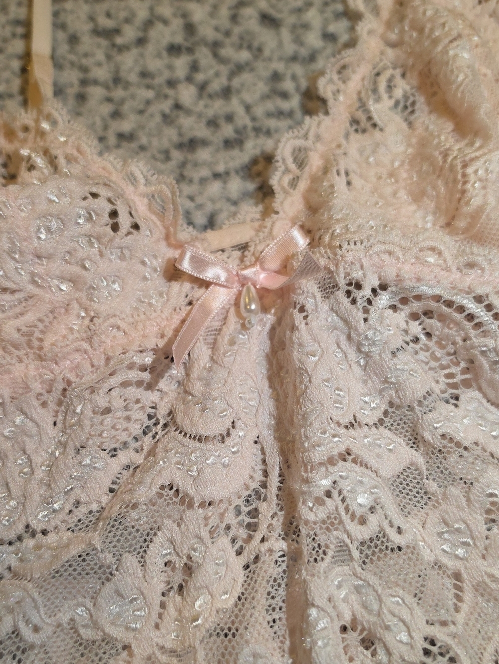 In Bloom By Jonquil Light Pink Lace Slip Dress Lingerie